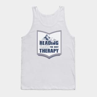 Reading the best therapy Tank Top